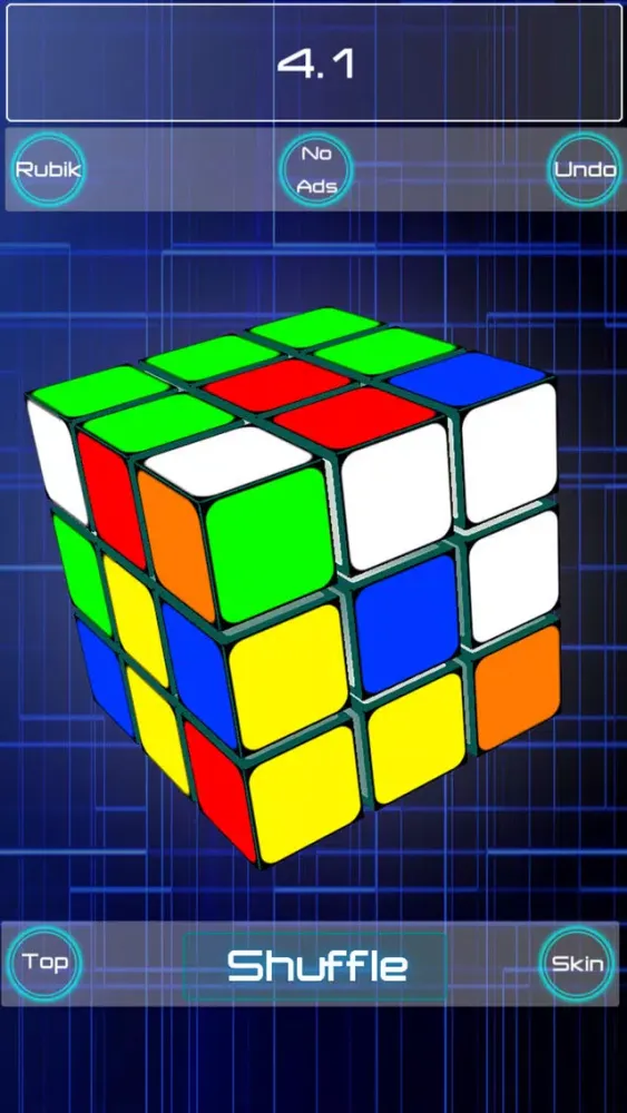 Capturas de tela do Rubik 3D Shuffle