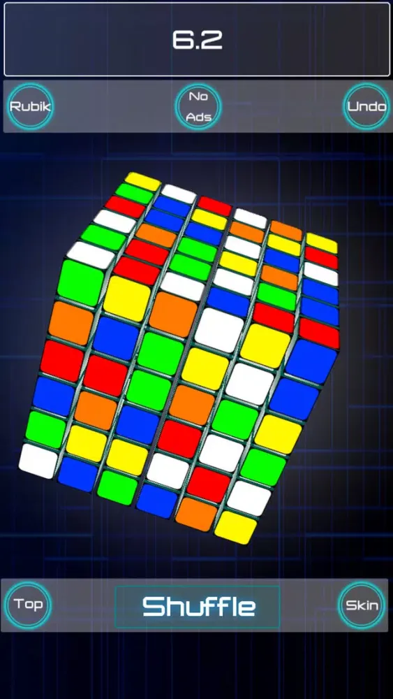 Capturas de tela do Rubik 3D Shuffle