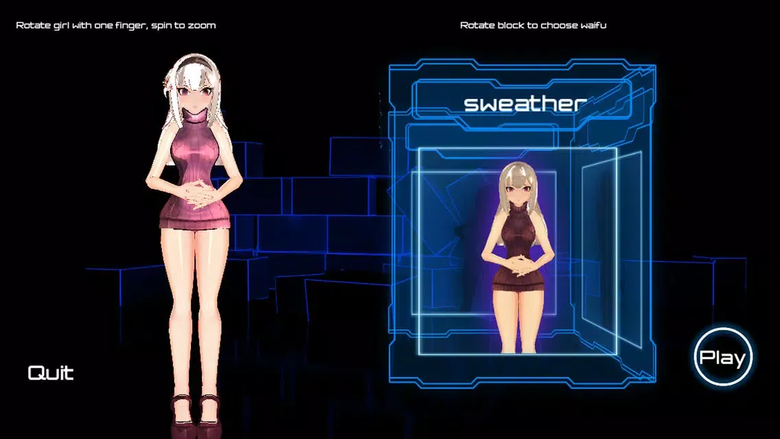 Waifu Anime 3D Hologram স্ক্রিনশট