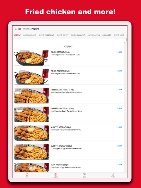 Chitir Chicken iPad  Screenshots