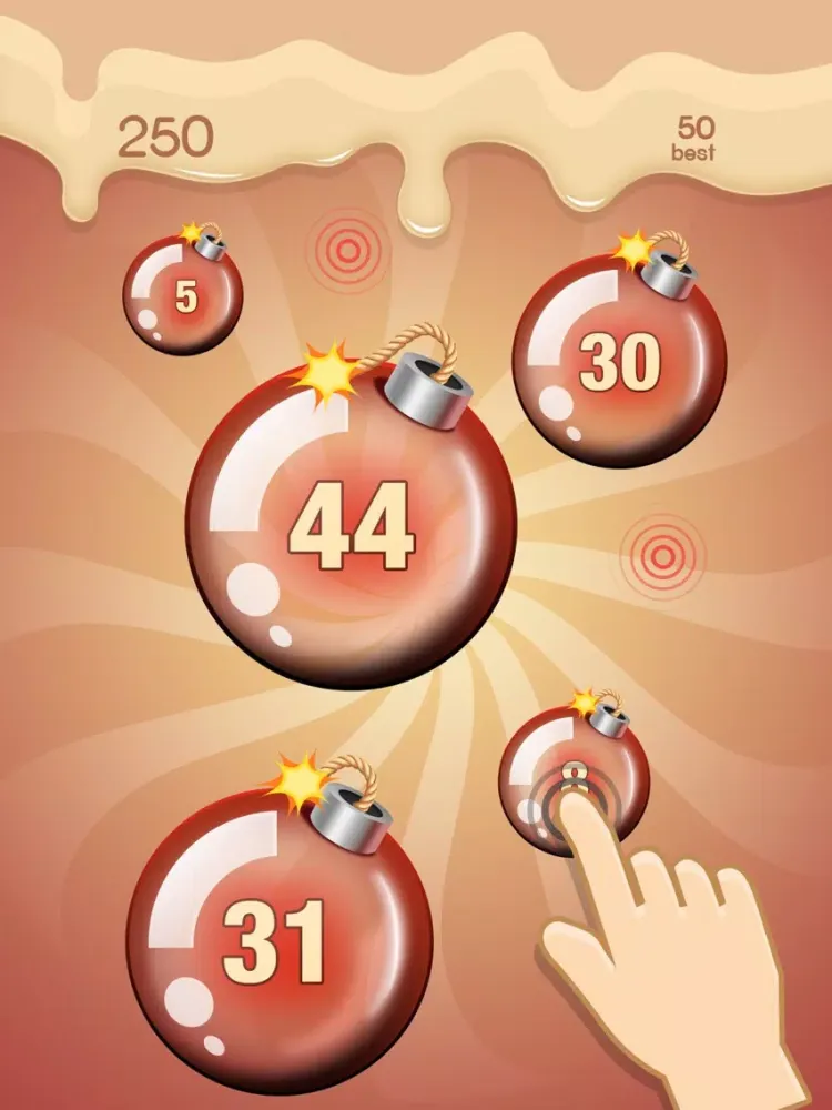 تصاویر Bubbles & Bombs iPad 