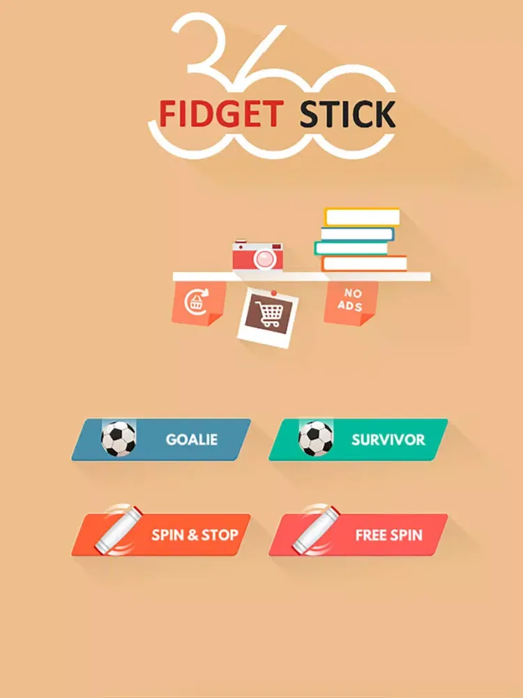 Fidget Stick Hand Spinner Simulator Toy iPad  سکرین شاٹس