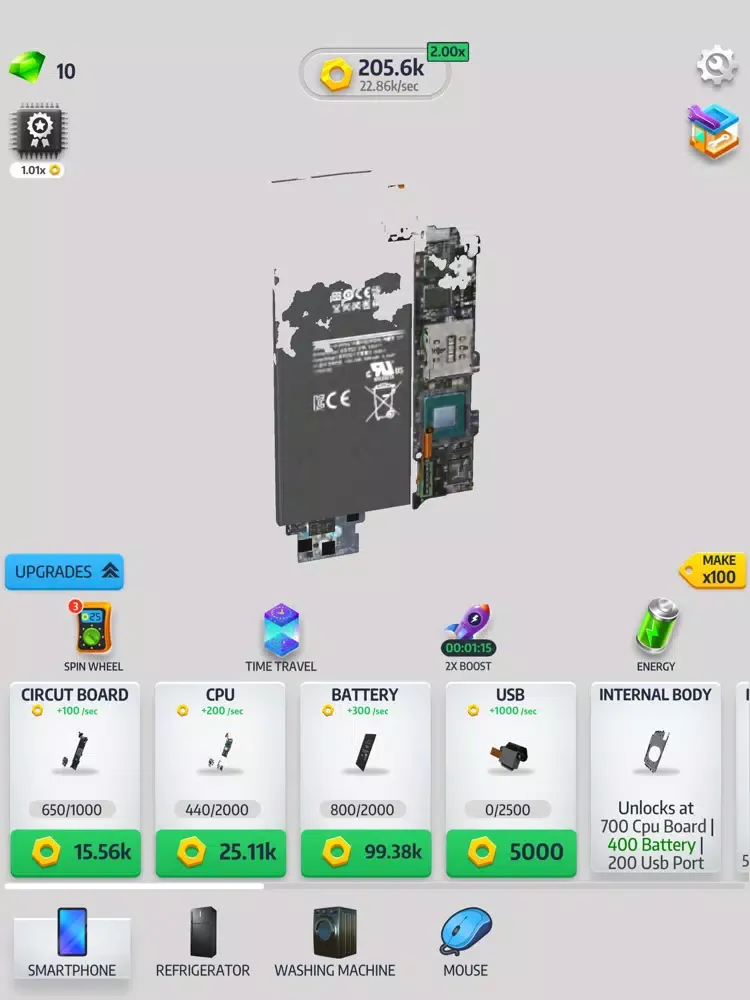 Captures d'écran de Idle Tech! iPad 