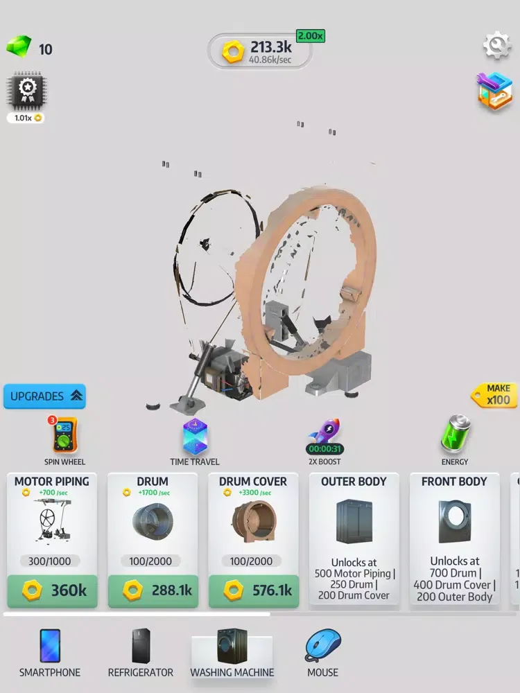 Captures d'écran de Idle Tech! iPad 