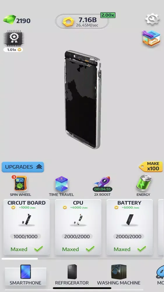 Captures d'écran de Idle Tech!