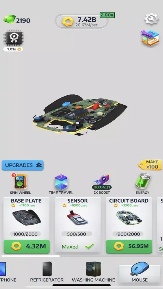 Captures d'écran de Idle Tech!