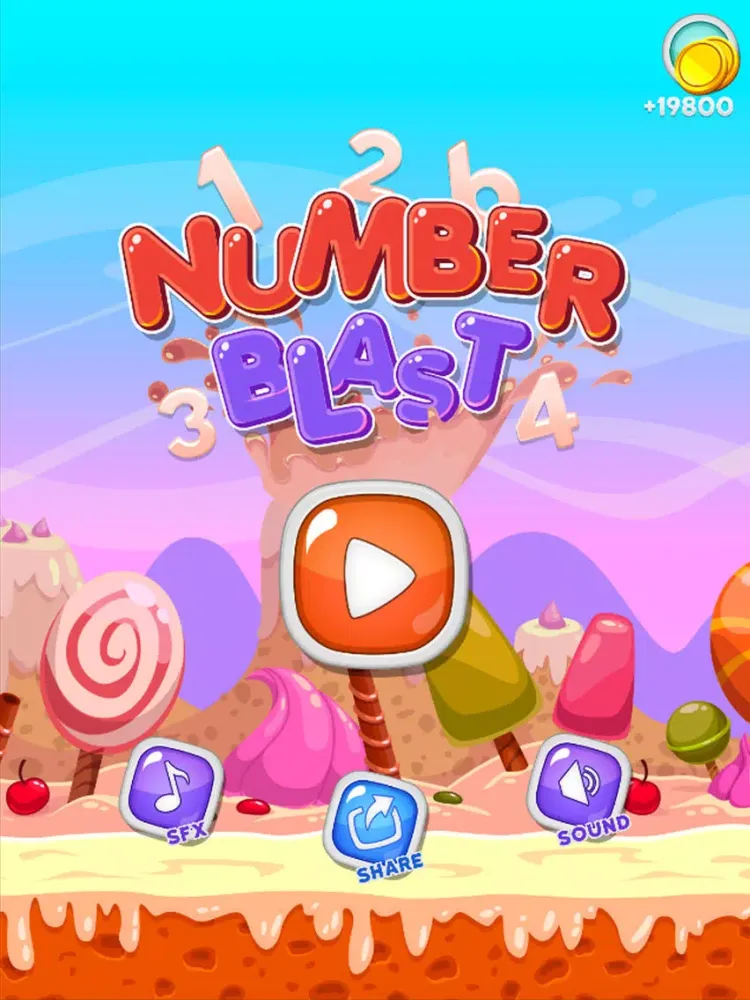 Ảnh chụp màn hình của Number Blast - Block Puzzle Game iPad 