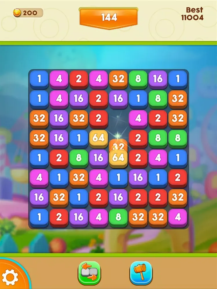 Ảnh chụp màn hình của Number Crush - A Match 3 Number Game iPad 