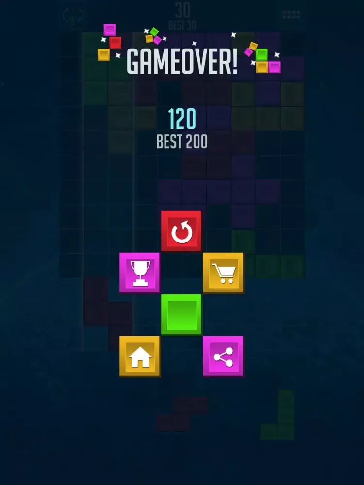 Captures d'écran de Pieces - A Blocks Puzzle iPad 