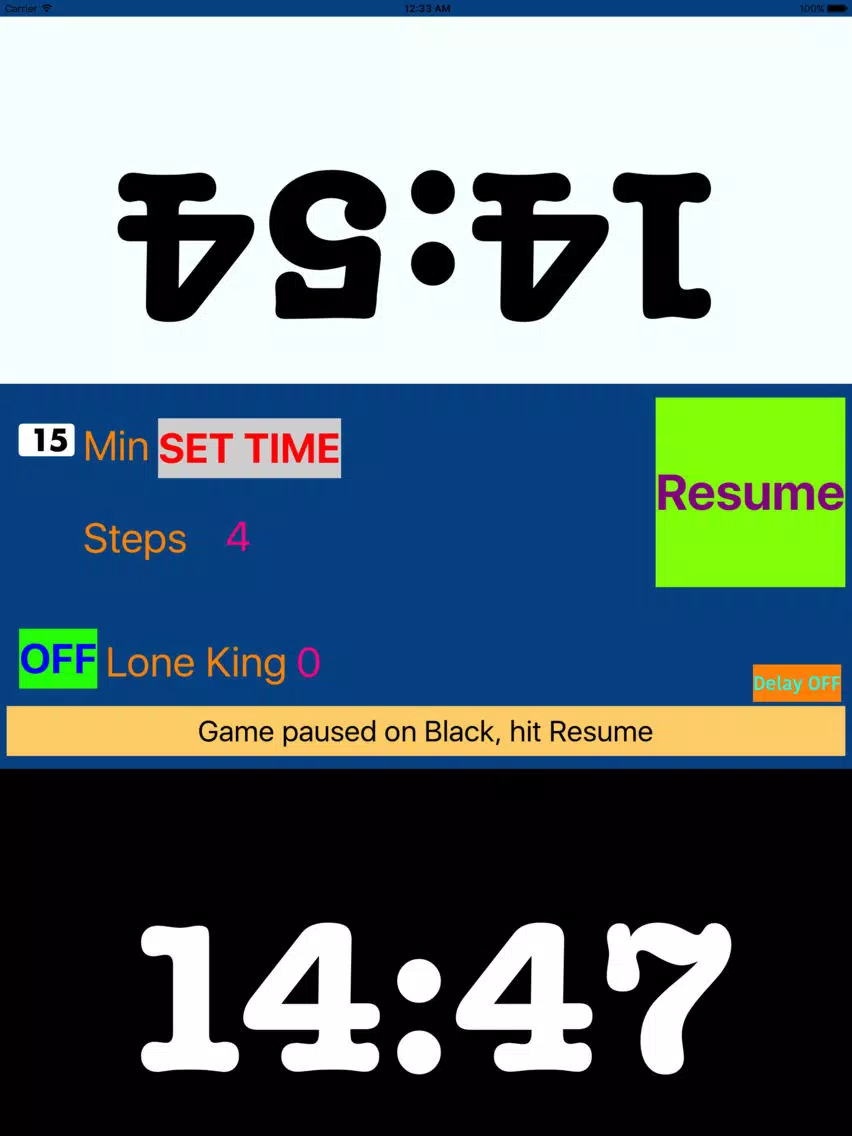 Скриншоты Chess Competition Clock iPad 