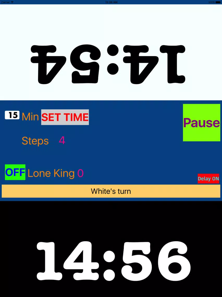 Скриншоты Chess Competition Clock iPad 