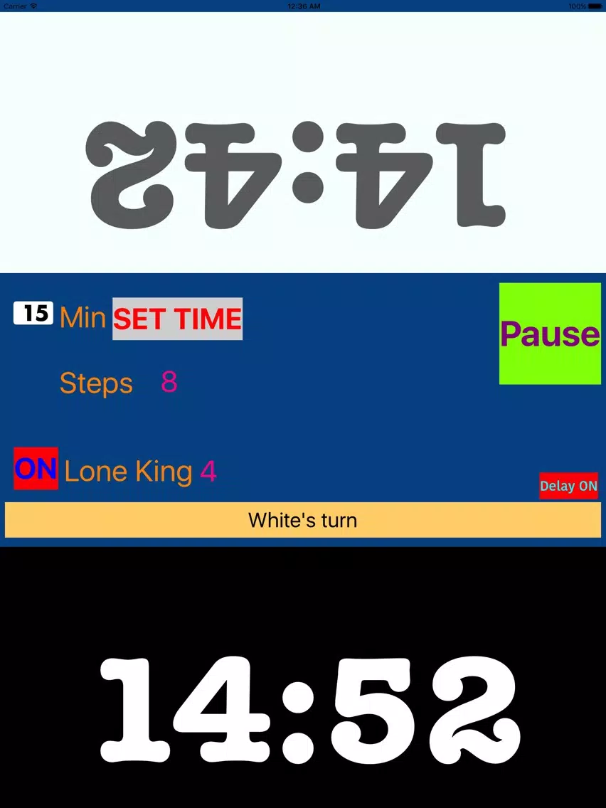 Скриншоты Chess Competition Clock iPad 