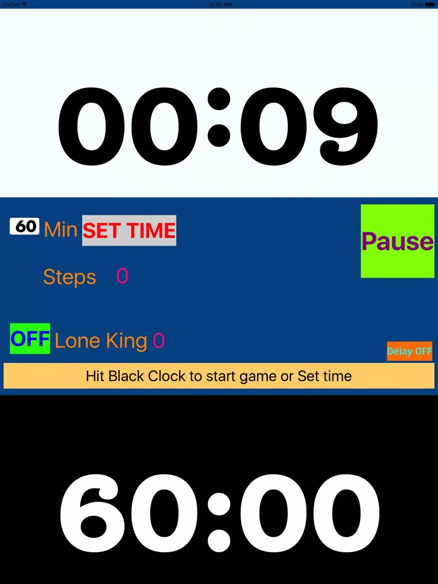 Chess Competition Clock for iPad iPad  Screenshots