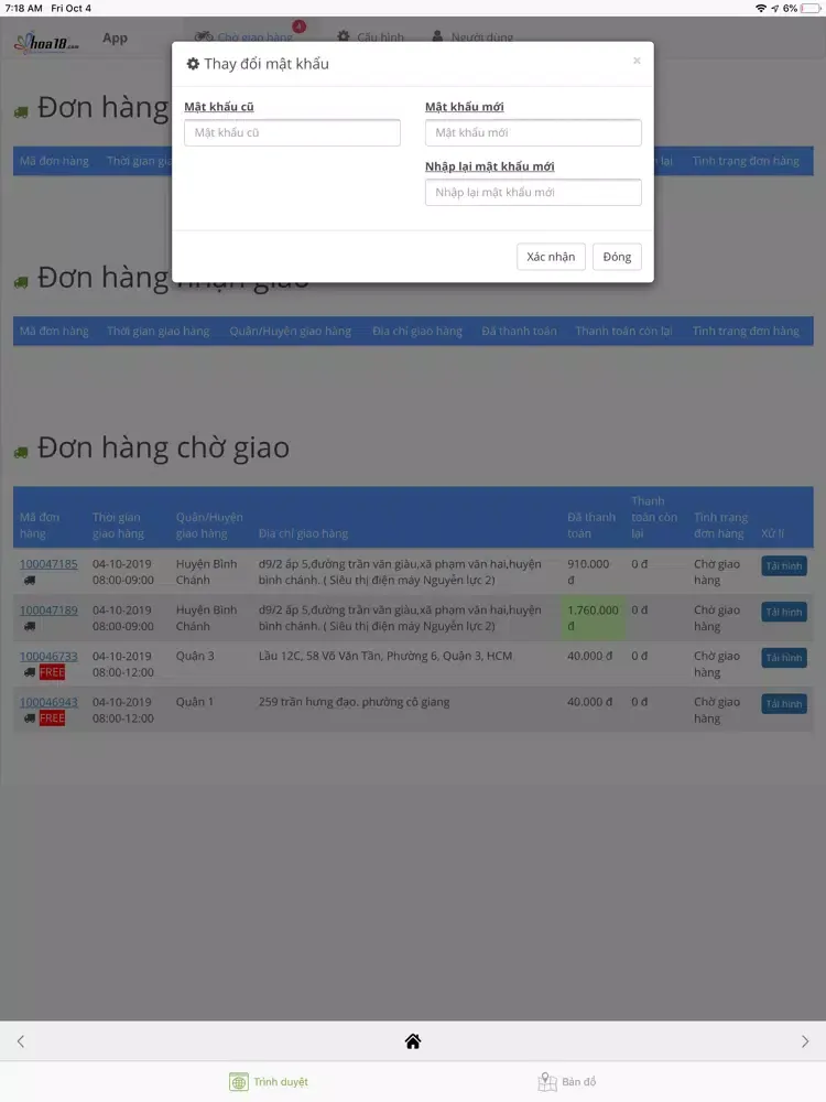 HOA18member-Shop Hoa đối tác iPad  Screenshots