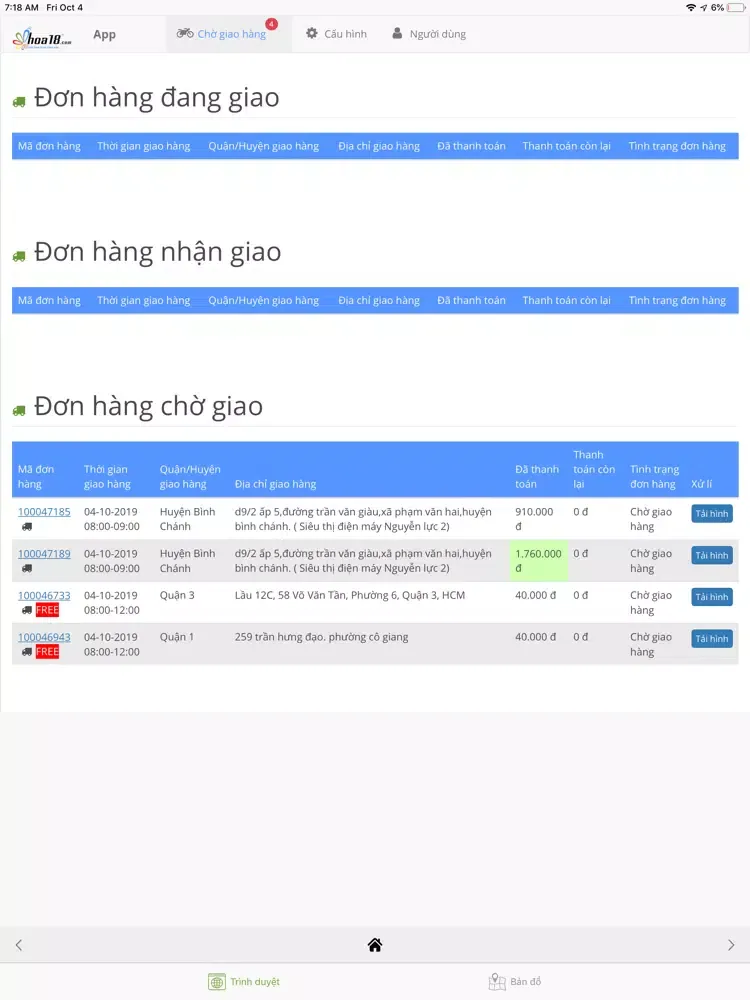 HOA18member-Shop Hoa đối tác iPad  Screenshots