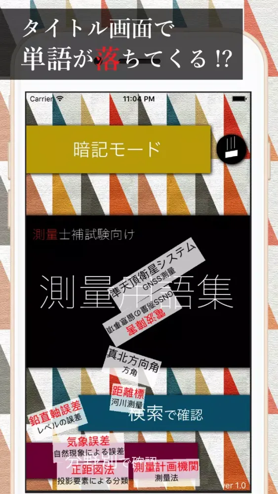 測量用語集 〜測量士補試験〜应用截图