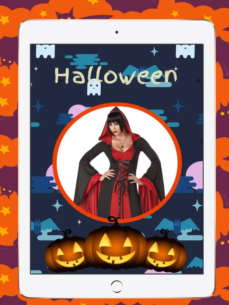صور Halloween Trick or Treat Photo Frames iPad 