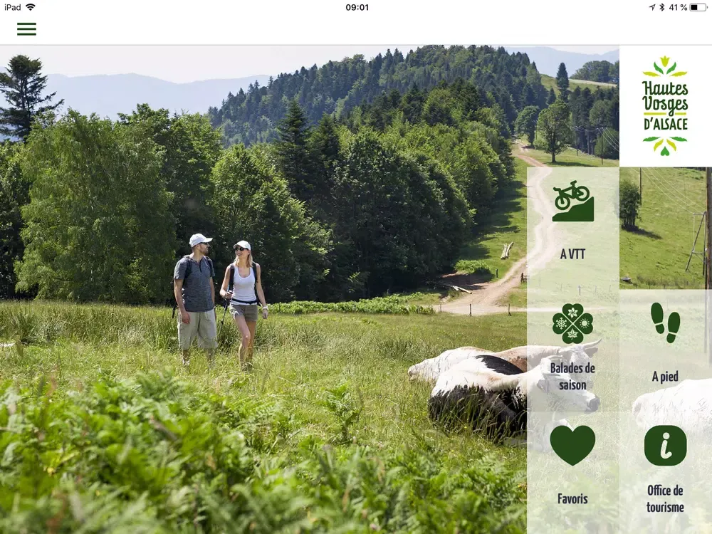 Balade Hautes Vosges d'Alsace iPad  स्क्रीनशॉट