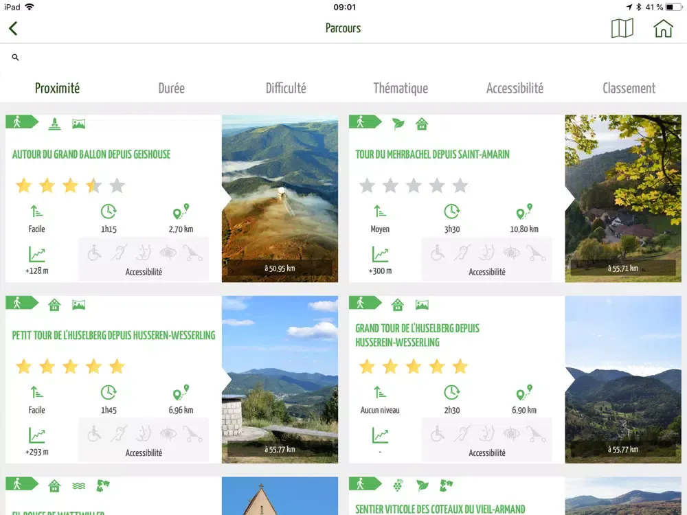 Balade Hautes Vosges d'Alsace iPad  स्क्रीनशॉट