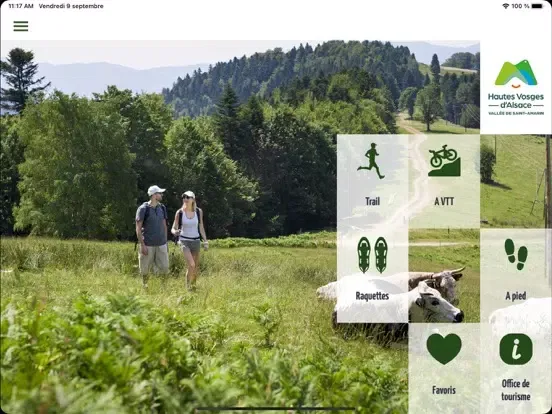 Tangkapan layar Balade Hautes Vosges d'Alsace iPad 