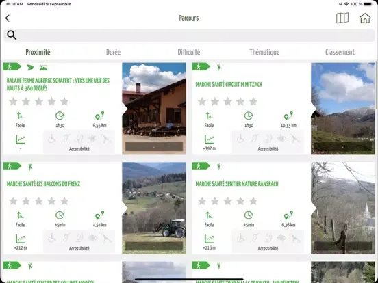Tangkapan layar Balade Hautes Vosges d'Alsace iPad 