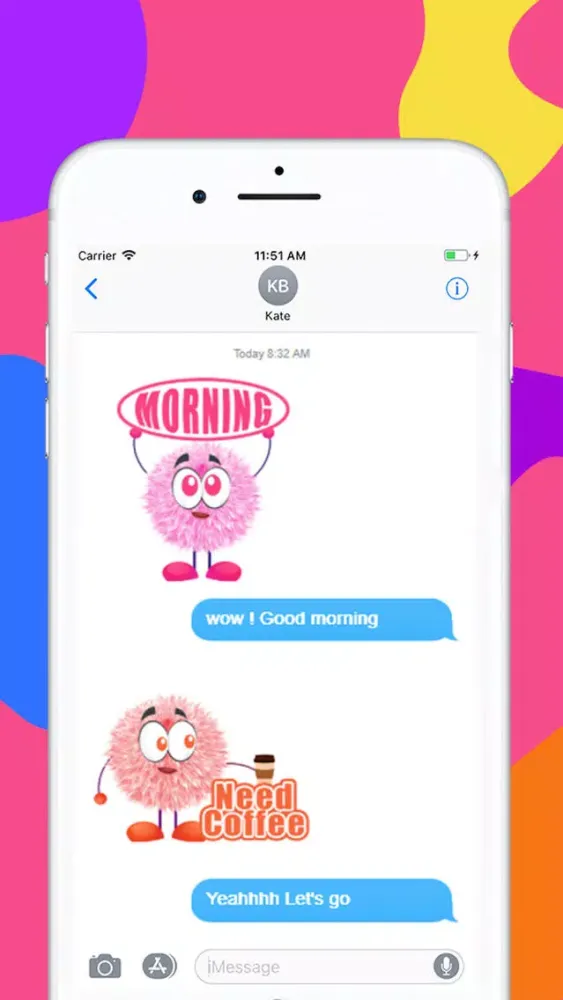 Cute Fluffy Emoji Sticker Screenshots