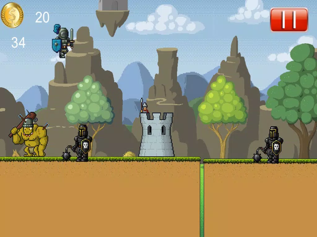 A Knights Defender Kingdom Run - Castle Legends Game iPad 应用截图