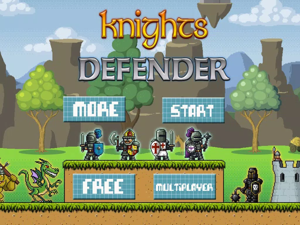 A Knights Defender Kingdom Run - Castle Legends Game iPad 应用截图