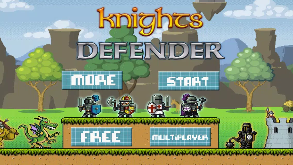 A Knights Defender Kingdom Run - Castle Legends Game应用截图