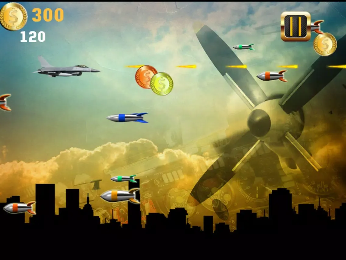 Скриншоты War Jet Dogfights in the Sky: Combat Shooting Game iPad 
