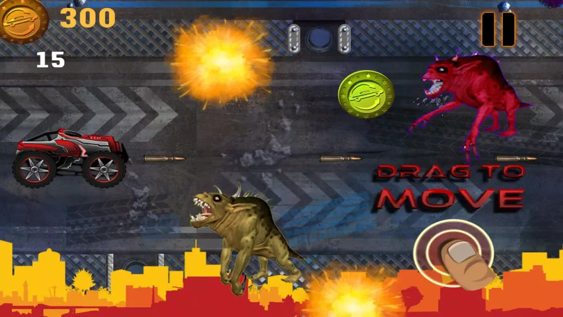 Abaiser Monster Trucks Vs Zombies: Words War Racing Game应用截图