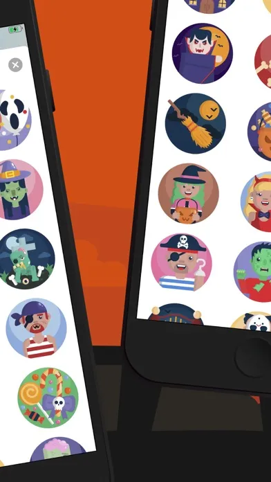 Ảnh chụp màn hình của Scary Halloween Stickers App