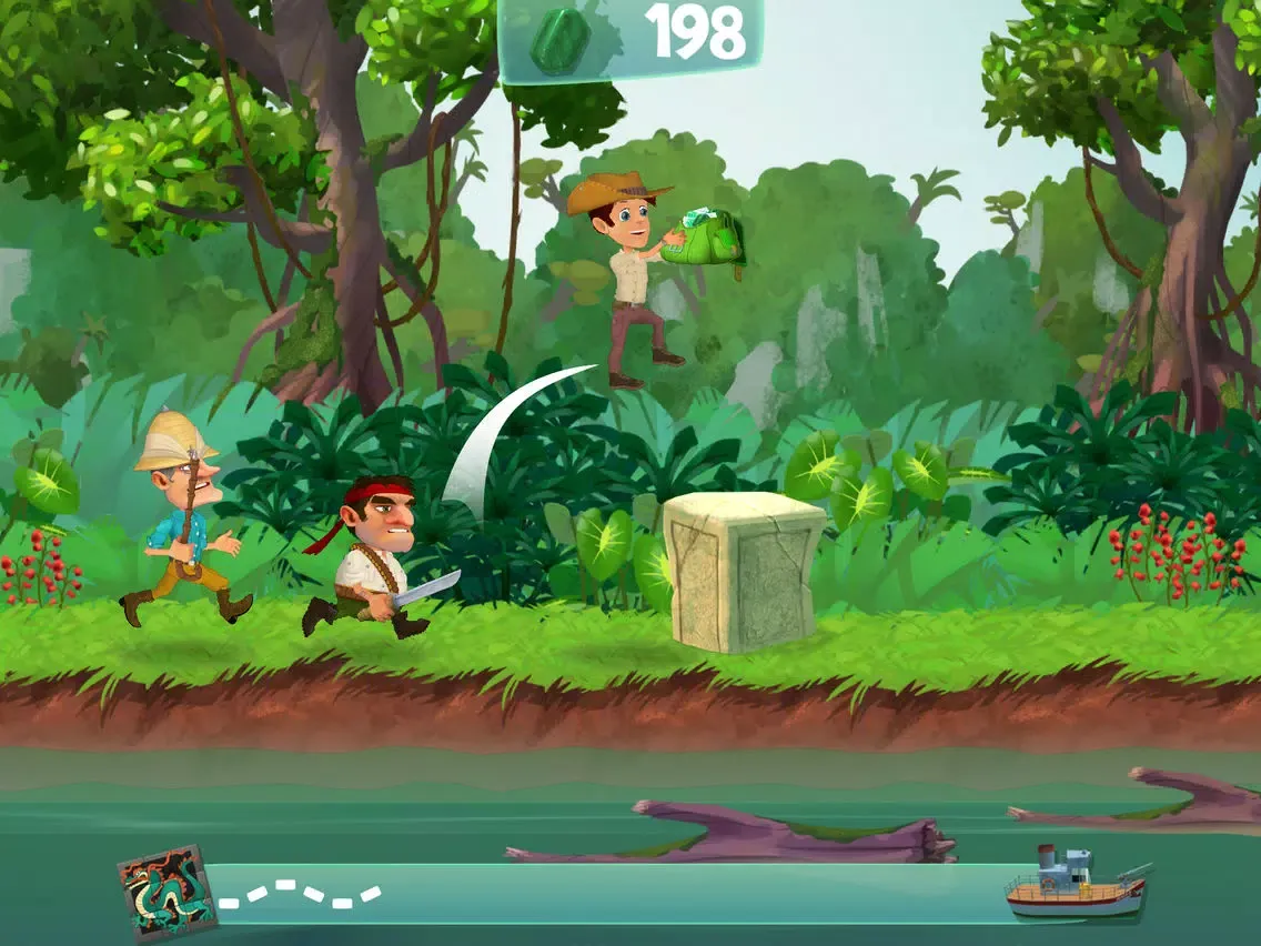Tangkapan layar The Amazing Quest, the forgotten treasure - An adventure game for kids iPad 