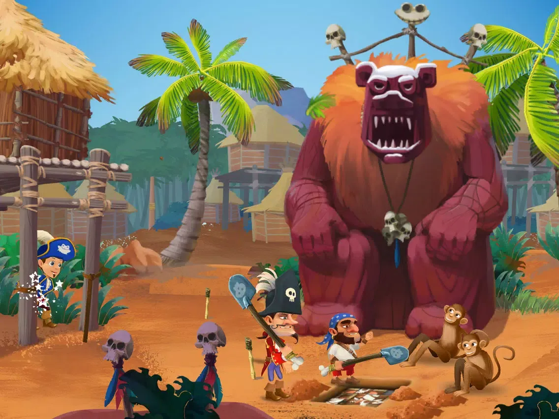 Tangkapan layar The Amazing Quest, the forgotten treasure - An adventure game for kids iPad 