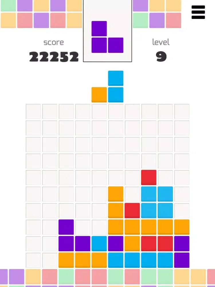 Tiles - A Color Matching Block Drop Puzzler (Free) iPad  Screenshots