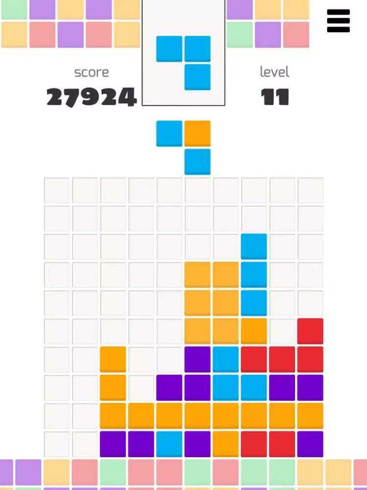 Tiles - A Color Matching Block Drop Puzzler (Free) iPad  Screenshots