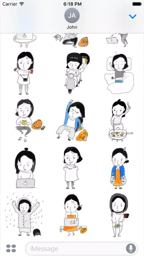 Screenshot di My Daily Life sticker - For Digital nomad & travel