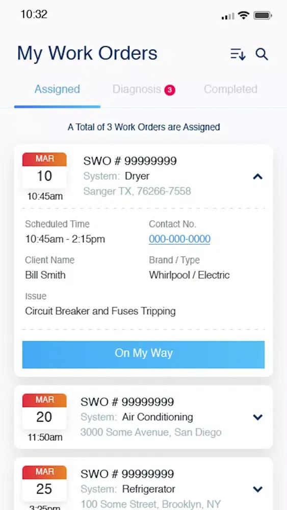 CHW Field Service Manager স্ক্রিনশট