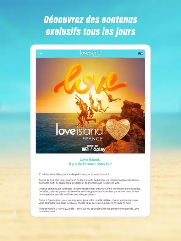 Capturas de pantalla de Love Island France iPad 