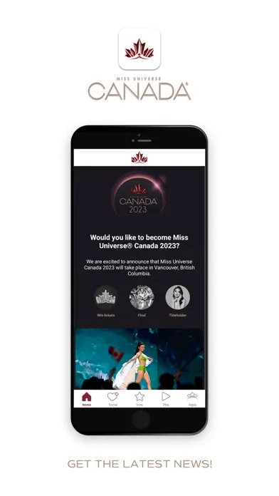 Tangkapan skrin Miss Universe Canada