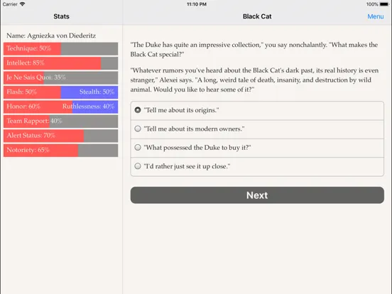 Capturas de pantalla de Thieves' Gambit: Black Cat iPad 