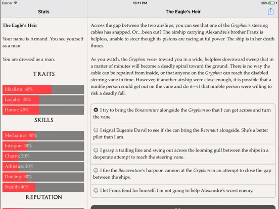 The Eagle's Heir iPad  स्क्रीनशॉट