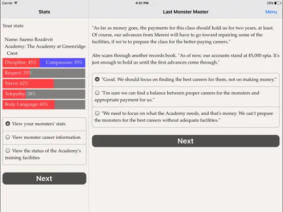 The Last Monster Master iPad  스크린샷