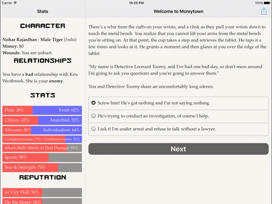 Welcome to Moreytown iPad  Screenshots