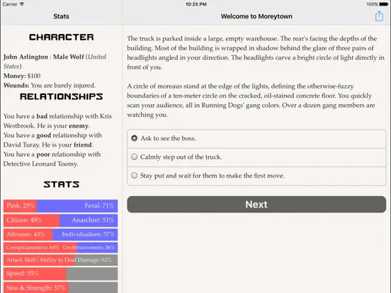 Welcome to Moreytown iPad  Screenshots