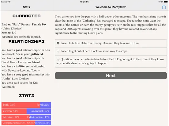 Welcome to Moreytown iPad  Screenshots