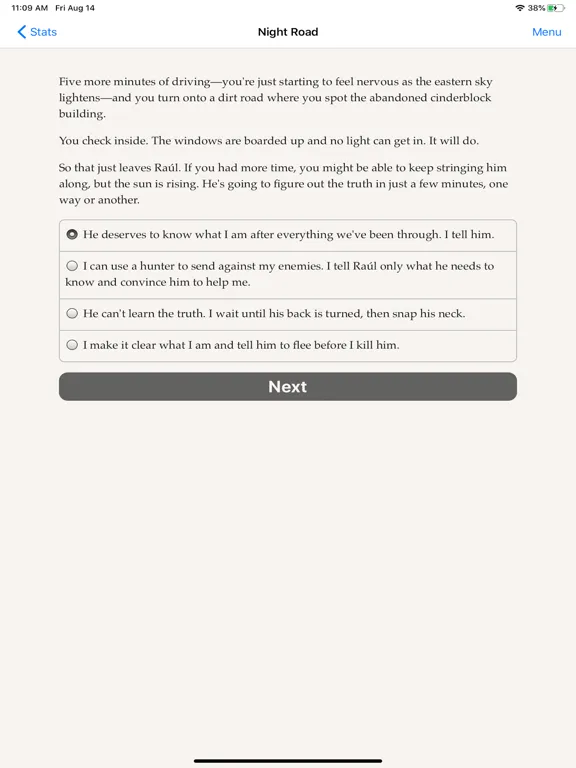 Vampire — Night Road iPad  Screenshots