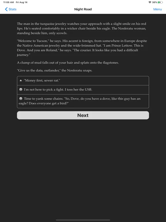 Vampire — Night Road iPad  Screenshots