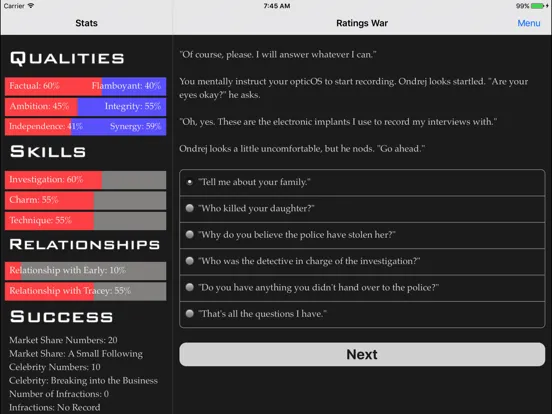 Скриншоты Ratings War iPad 