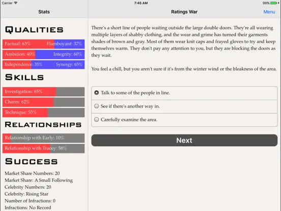 Скриншоты Ratings War iPad 